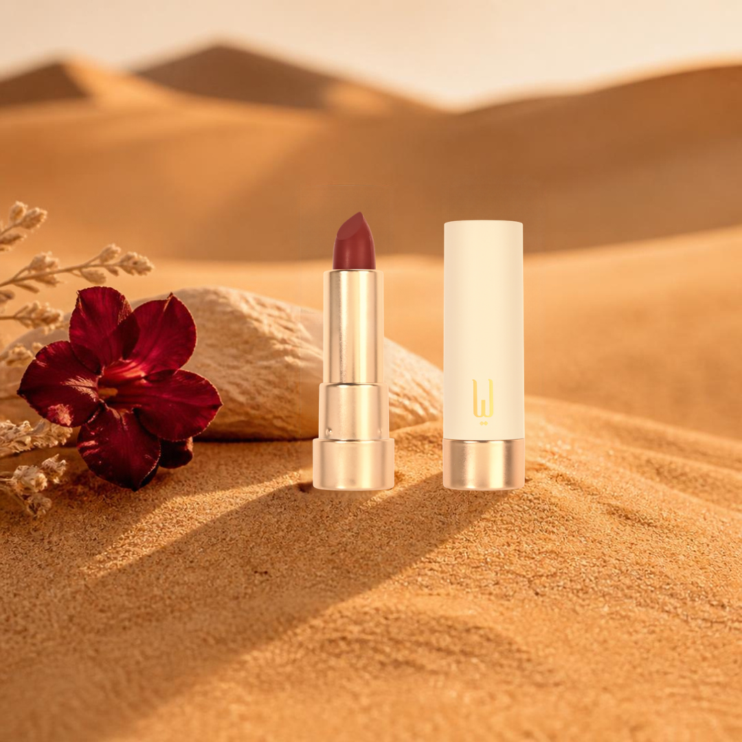 Henna Nights – Deep Red Festive Satin Matte Lipstick