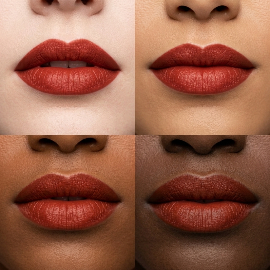 Henna Nights – Deep Red Festive Satin Matte Lipstick