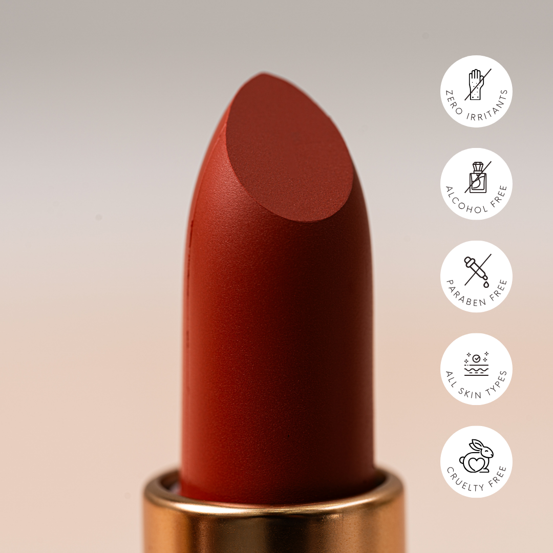 Khaleeji Brown – Rich Warm Satin Matte Lipstick