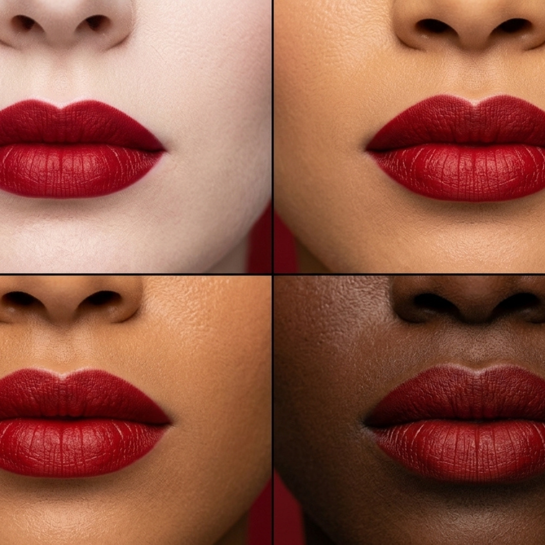 Royal Bloom – Scarlet Pink Satin Matte Lipstick for All Skin Tones