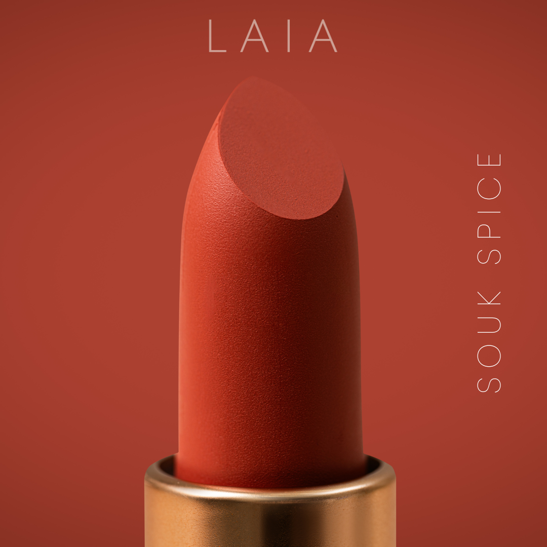 Souk Spice – Warm Brown Red Satin Matte Lipstick