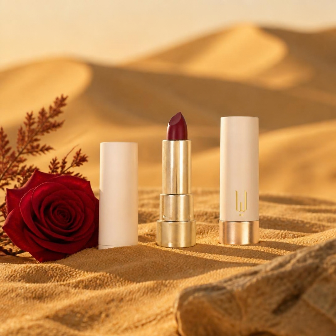 Royal Bloom – Scarlet Pink Satin Matte Lipstick for All Skin Tones