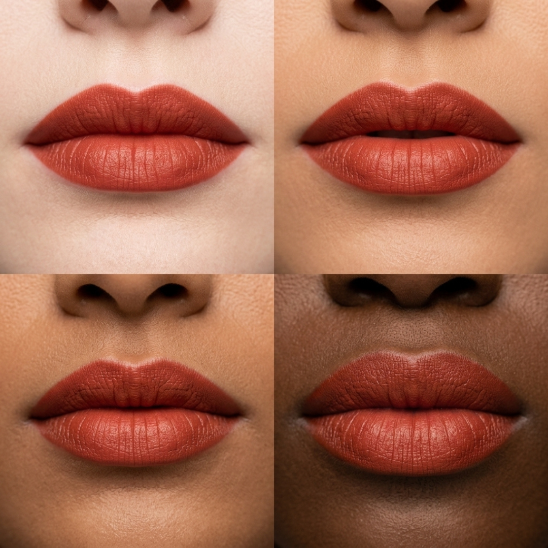 Souk Spice – Warm Brown Red Satin Matte Lipstick